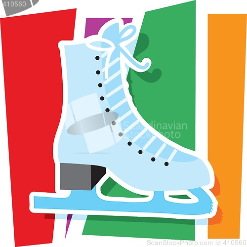 Image of Ice Skate Graphic