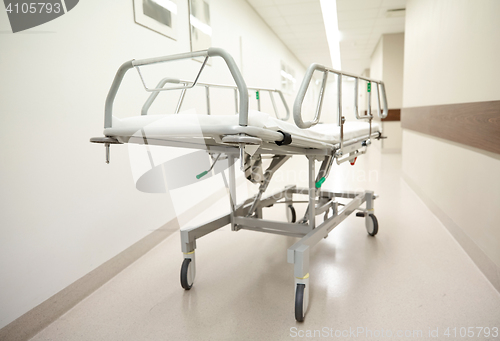 Image of hospital gurney or stretcher at emergency room