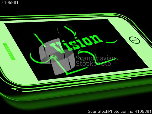 Image of Vision On Smartphone Showing Predictions