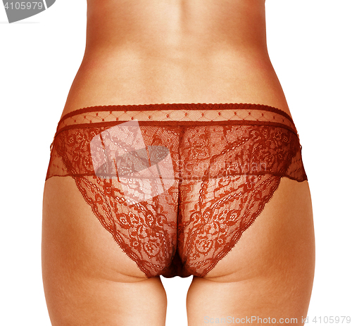 Image of part of beautiful woman in panties