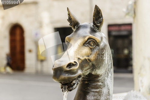 Image of Fountain statue Ascoli Piceno