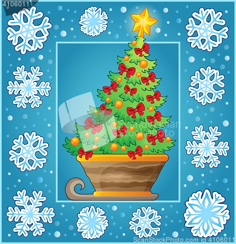 Image of Christmas decorative greeting card 3