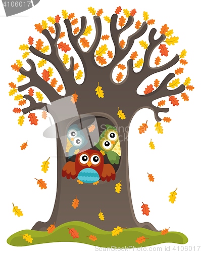 Image of Owl tree theme image 3