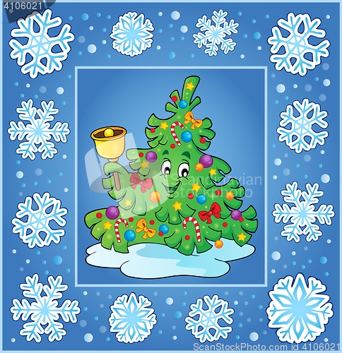 Image of Christmas composition greeting card 9