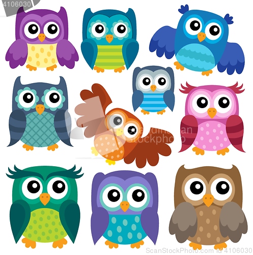 Image of Owl theme collection 1