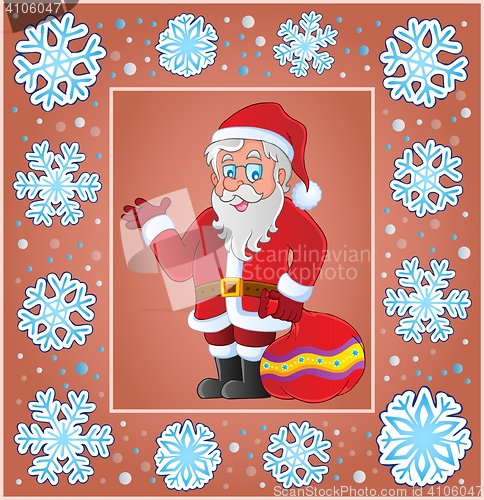 Image of Christmas composition greeting card 7