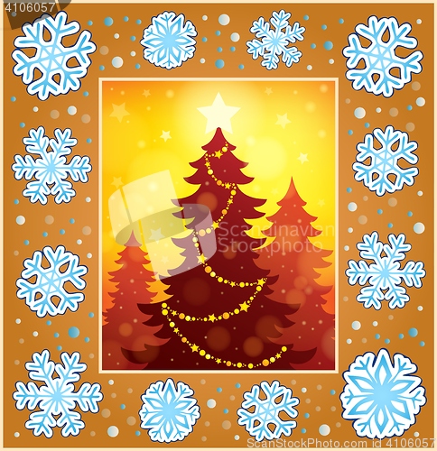 Image of Christmas decorative greeting card 1