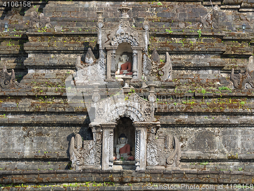 Image of Detail of Sakya Man Aung, Mrauk U, Myanmar