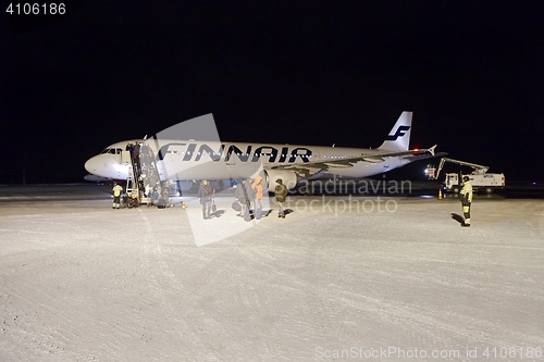 Image of Arriving at Ivalo Airport, Finnish Lapland