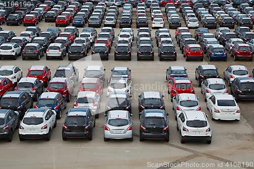 Image of Many cars being imported