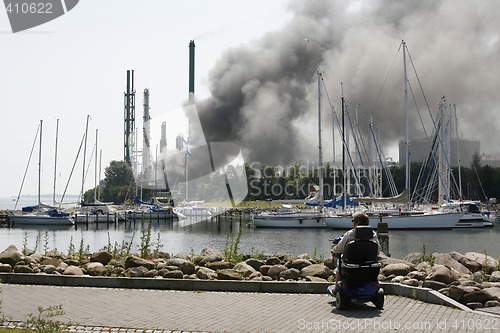 Image of Industrial fire