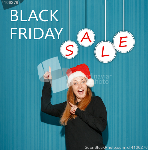 Image of Black Friday sale - holiday shopping concept