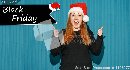 Image of Black Friday sale - holiday shopping concept