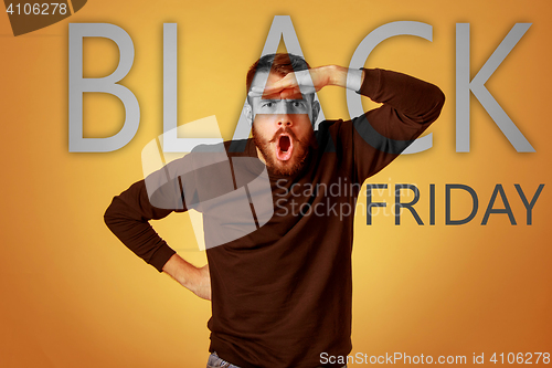 Image of Black Friday sale - holiday shopping concept