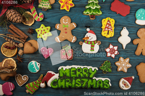 Image of Gingerbreads for new years and christmas