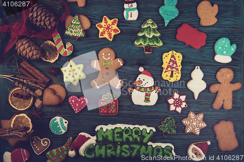 Image of Gingerbreads for new years and christmas