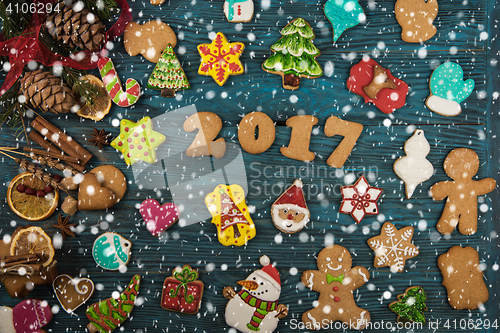 Image of Gingerbreads for new 2017 years