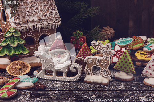 Image of Gingerbreads for new years and christmas
