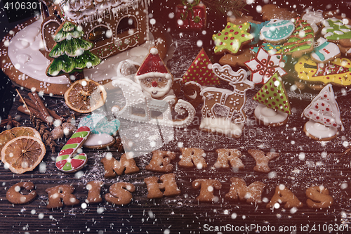 Image of Gingerbreads for new years and christmas