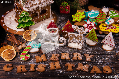 Image of Gingerbreads for new years and christmas