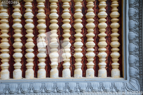 Image of Window of The royal palace in Phnom Penh, Cambodia.