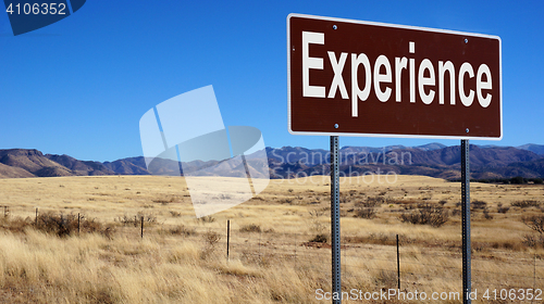 Image of Experience road sign