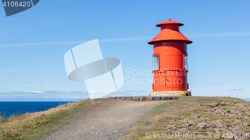 Image of Cute little red lighthouse