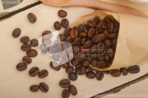 Image of espresso coffee and beans