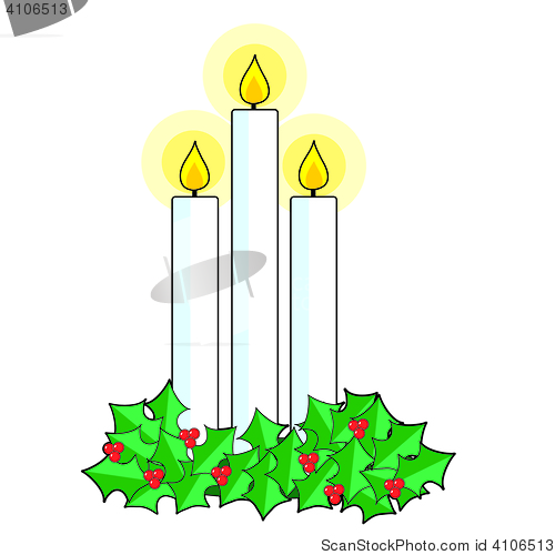 Image of Christmas Candles