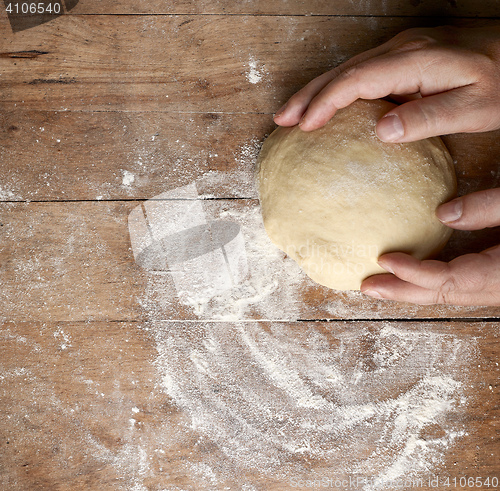 Image of fresh raw dough