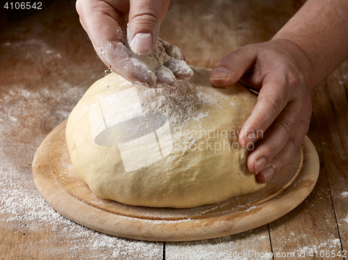 Image of fresh raw dough