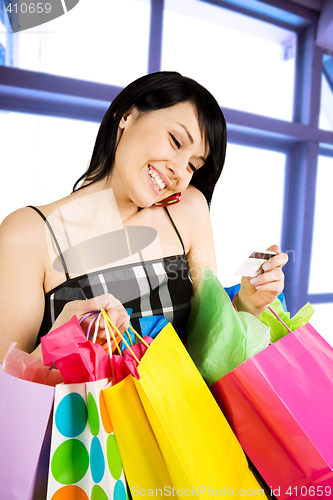 Image of Shopping woman