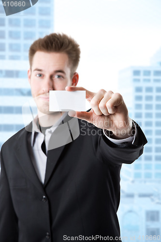 Image of Caucasian businessman