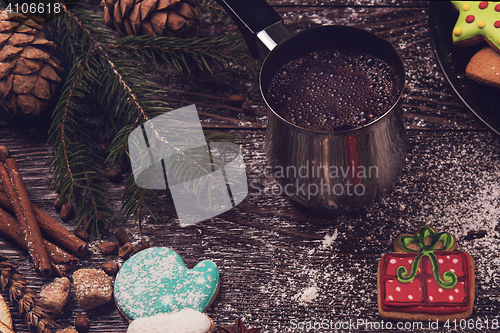 Image of Gingerbreads and coffee