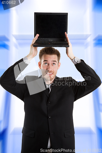 Image of Caucasian businessman