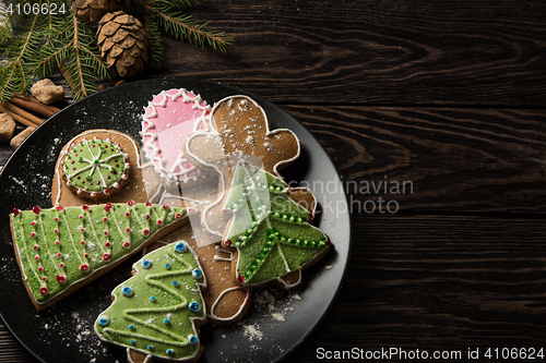 Image of New year homemade gingerbread