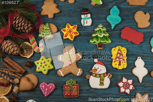 Image of Gingerbreads for new years and christmas