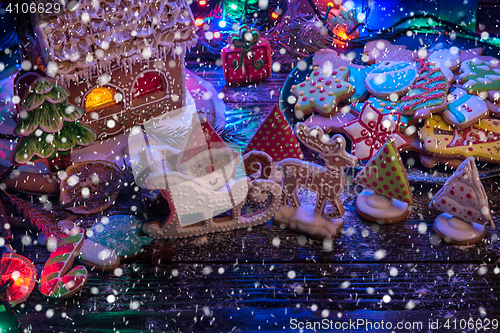 Image of Gingerbreads for new years and christmas