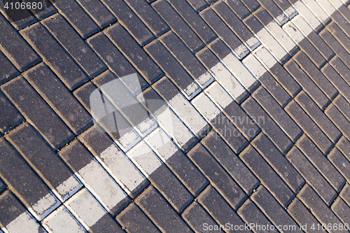 Image of road markings, close-up