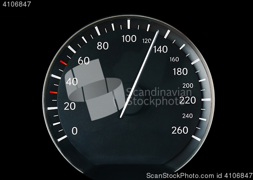 Image of Speedometer of a car