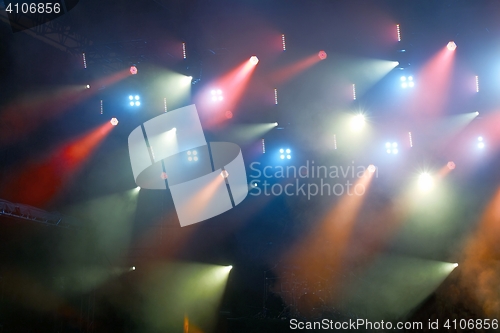 Image of Colorful Concert Lighting