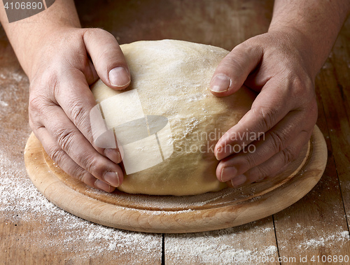 Image of fresh raw dough