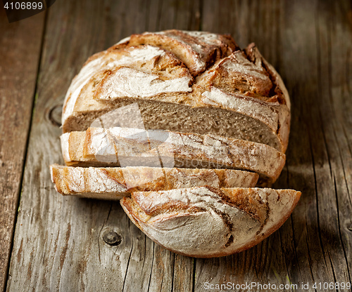 Image of freshly baked sliced bread