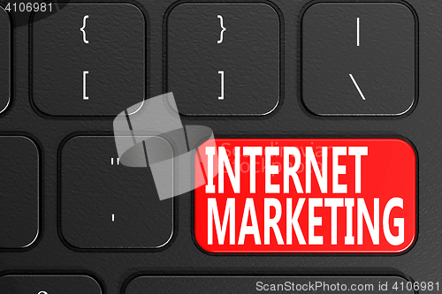 Image of Internet Marketing on keyboard