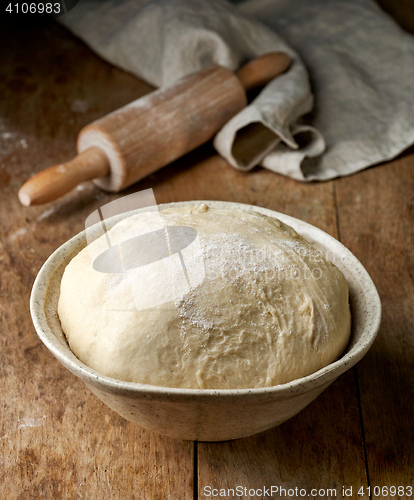 Image of bowl of fresh raw dough