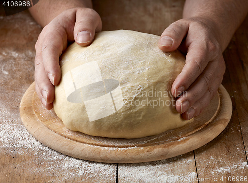 Image of fresh raw dough