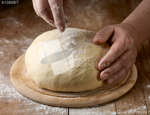 Image of fresh raw dough