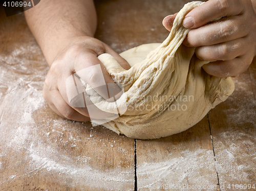 Image of fresh raw dough