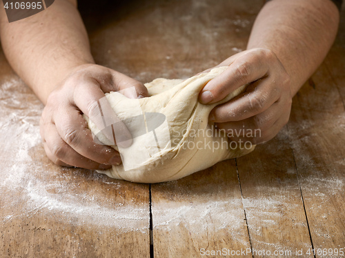 Image of fresh raw dough
