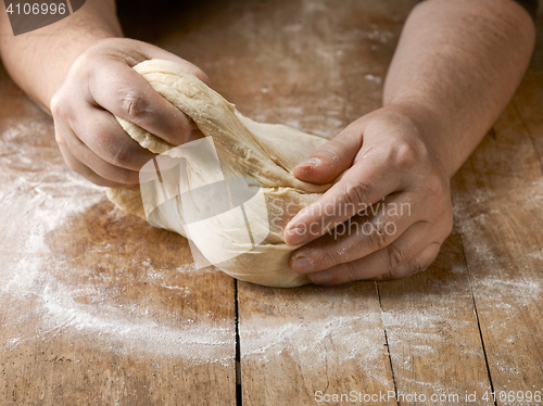 Image of fresh raw dough